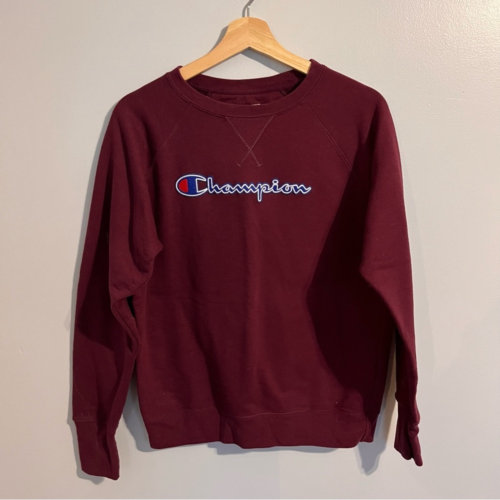Burgundy Champion Crewneck